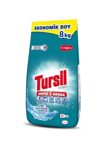 TURSİL 8 KG YOĞUN FERAHLIK  TOZ DET.